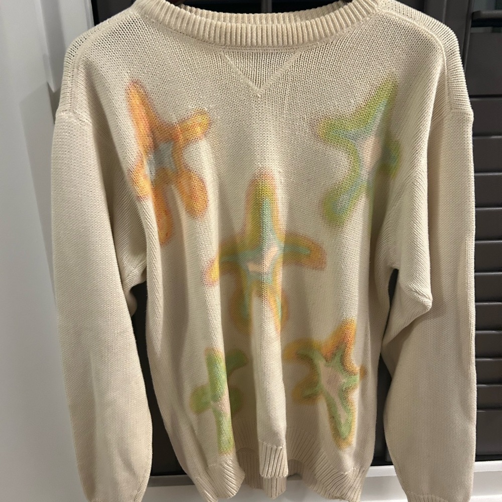 Croft & Barrow Men's Beige Crewneck Sweater